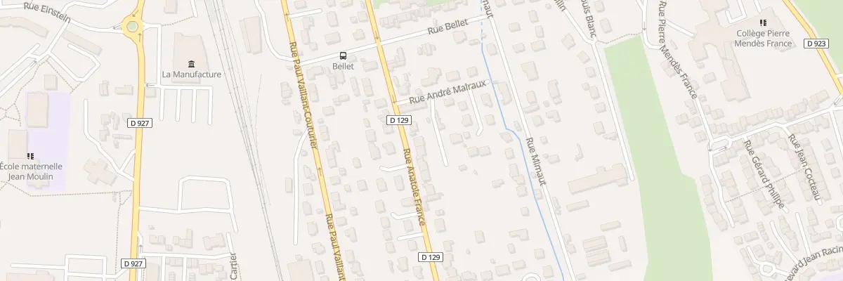 Plan du 133 Rue Anatole France à Méru