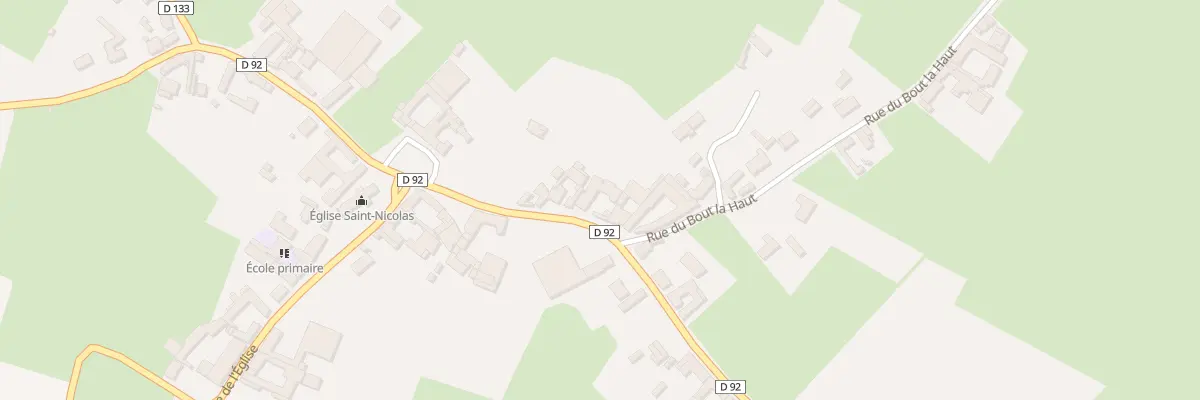 Plan du 26 Rue Principale le Village à Audincthun