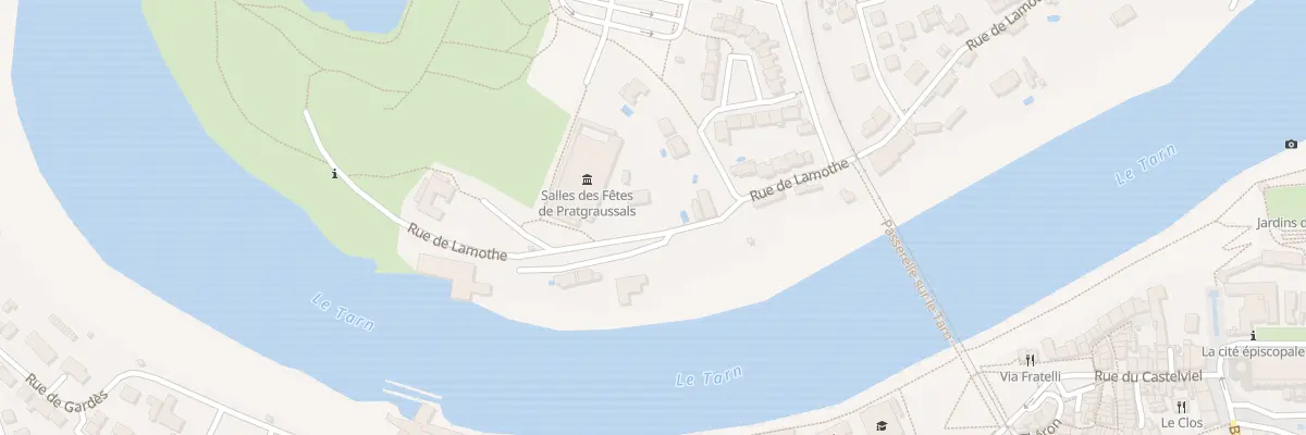 Plan du 9010 Rue de Lamothe à Albi