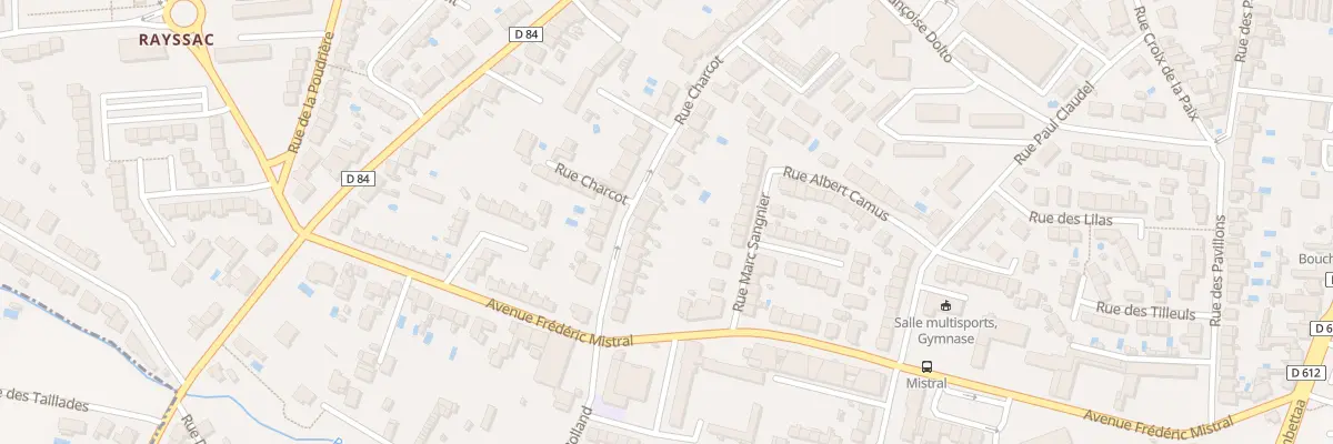 Plan du 113 Rue Charcot à Albi