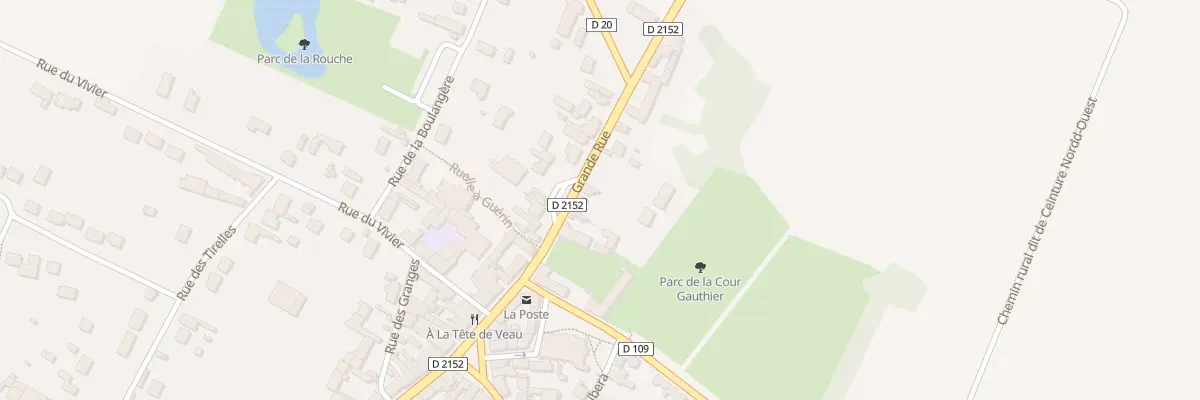 Plan du 10 Gr Grande Rue à Chilleurs-aux-Bois