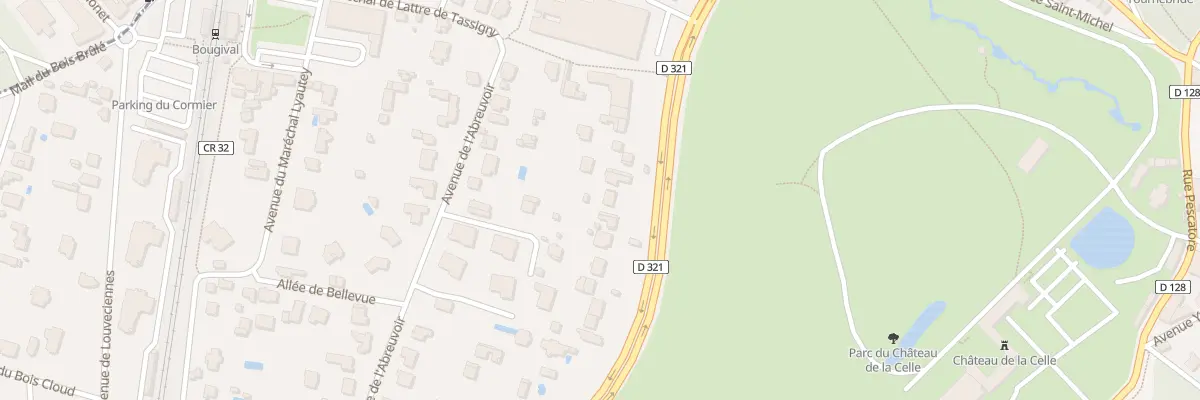 Plan du 124 Av Jean Moulin à La Celle-Saint-Cloud