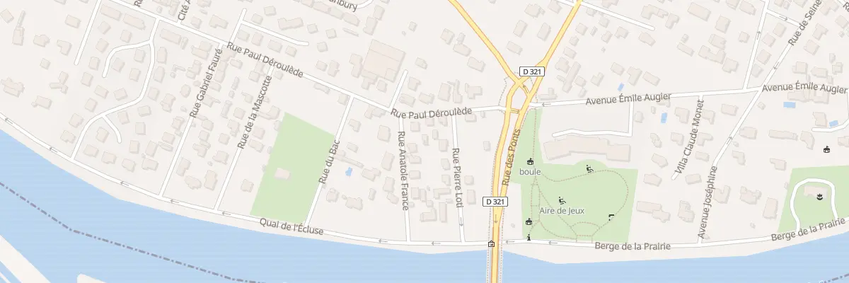 Plan du 8B Rue Anatole France à Croissy-sur-Seine