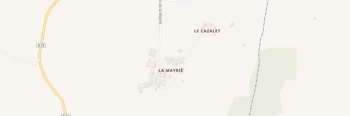 Plan du 5081 La Mayrie à Trévien