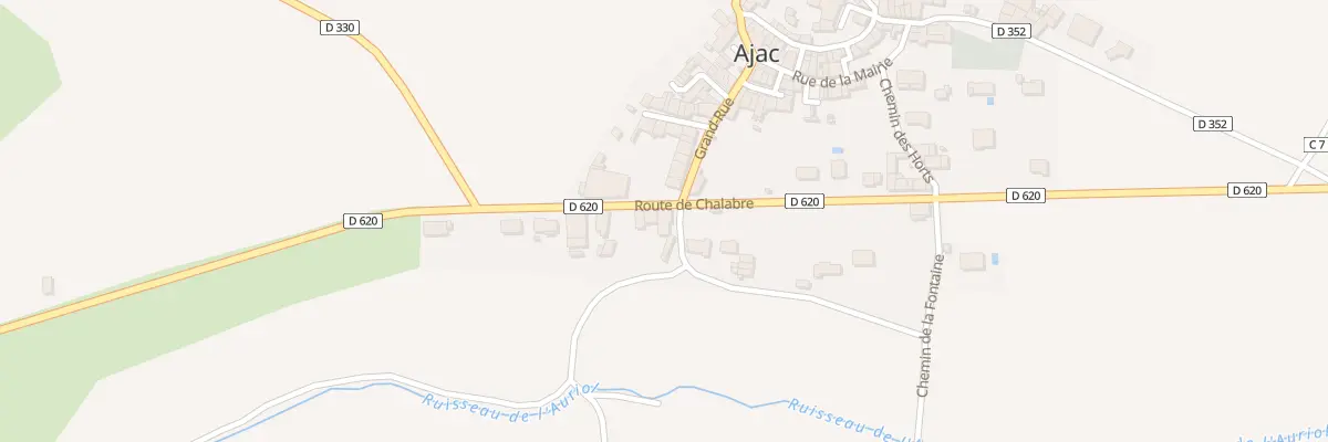 Plan du 6 Le Cammas à Ajac