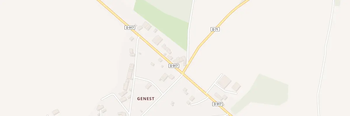Plan du 2 Genest à Pérassay