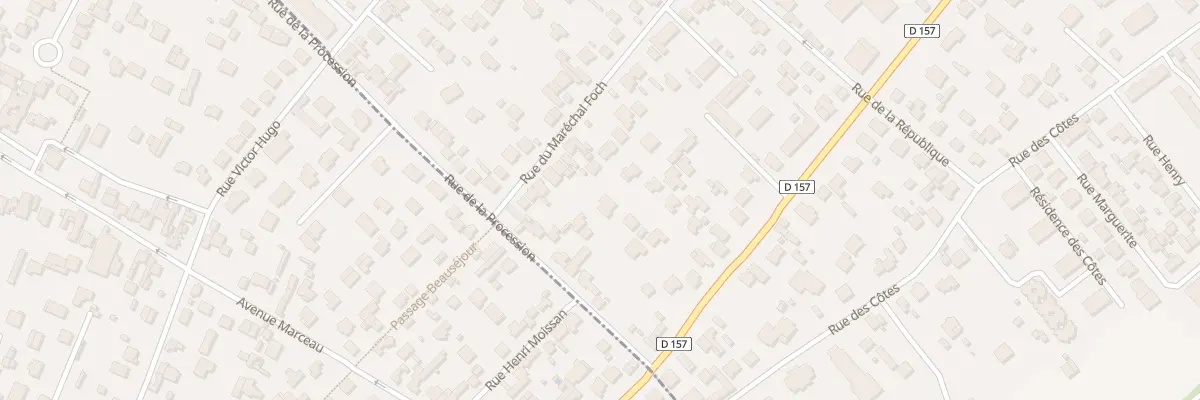 Plan du 77 Rue du Maréchal Foch à Maisons-Laffitte