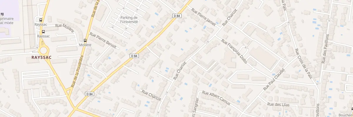 Plan du 64 Rue Charcot à Albi
