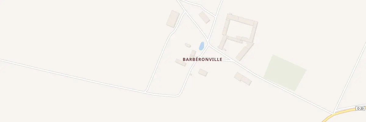 Plan du 1 Barbéronville à Morville-en-Beauce