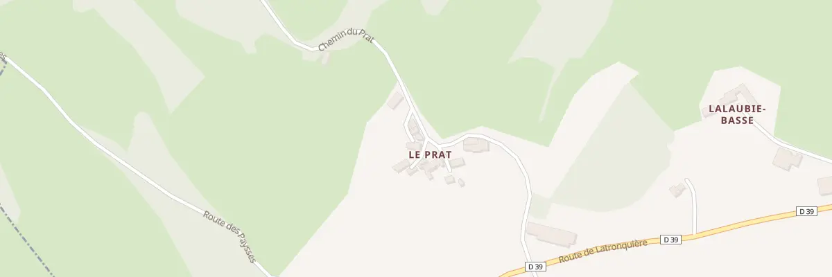 Plan du 5013 Le Prat à Bessonies