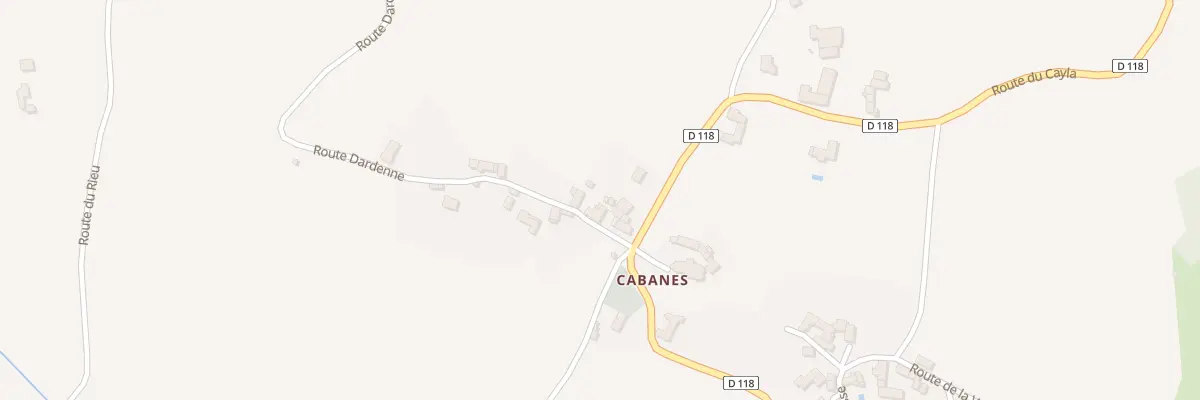 Plan du 5281 Cabanes au Bas Ségala