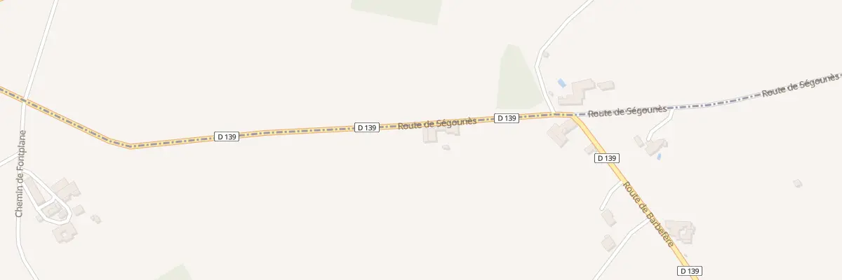 Plan du 5055 Terre de Vigne à Trévien