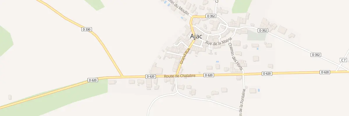 Plan du 1 Rue de la Forge à Ajac