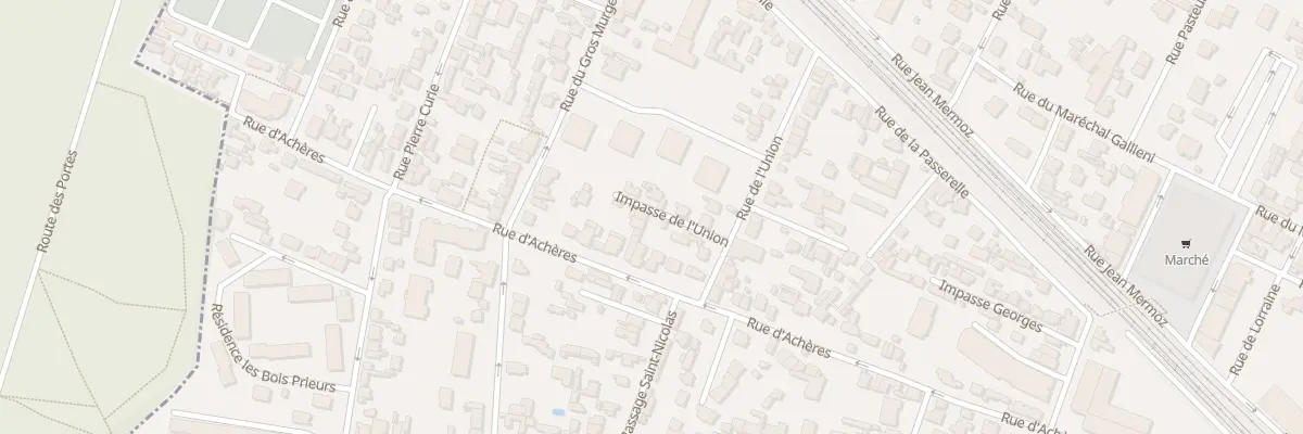Plan du 5 Imp de l’Union à Maisons-Laffitte