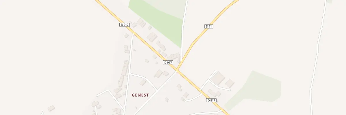 Plan du 2B Genest à Pérassay
