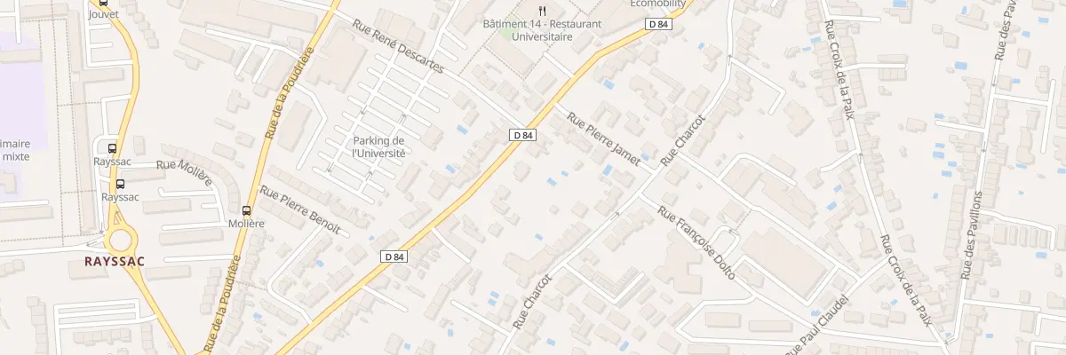 Plan du 65 Av Mal Franchet d’Esperey à Albi