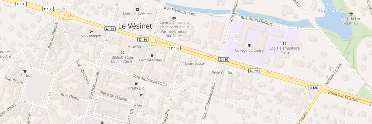 Plan du 32 Rue du Maréchal Joffre au Vésinet