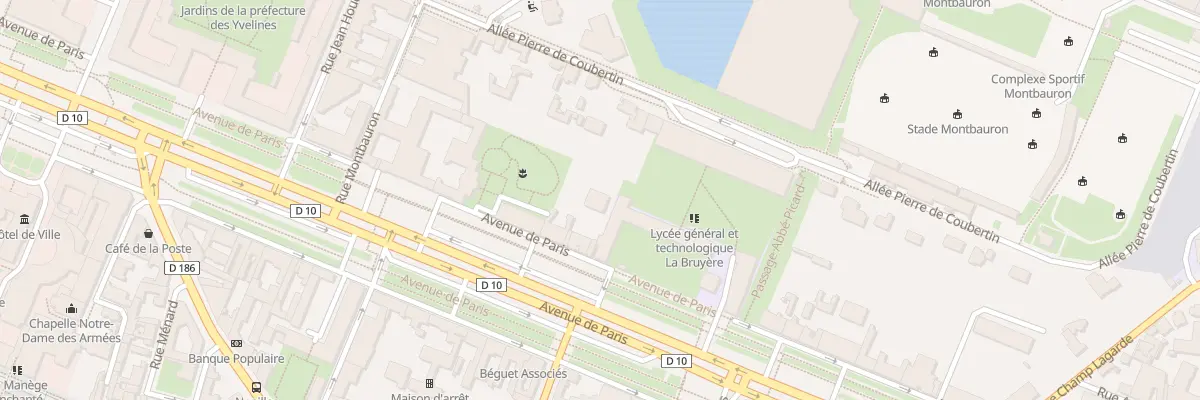 Plan du 29 Av de Paris à Versailles