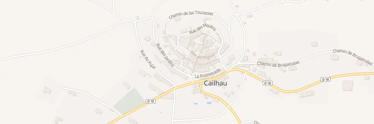 Plan du 45 Le Village à Cailhau