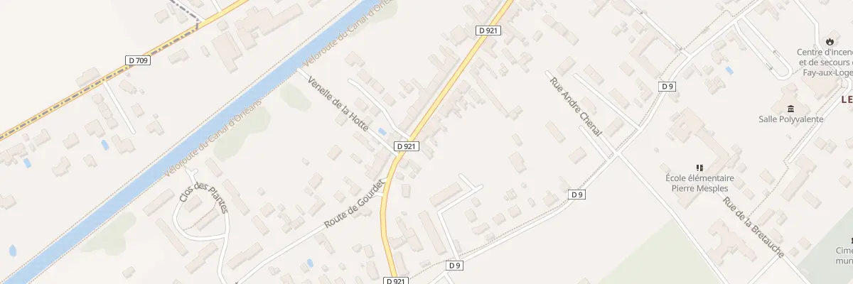 Plan du 83 Rue Abbe Georges Thomas à Fay-aux-Loges
