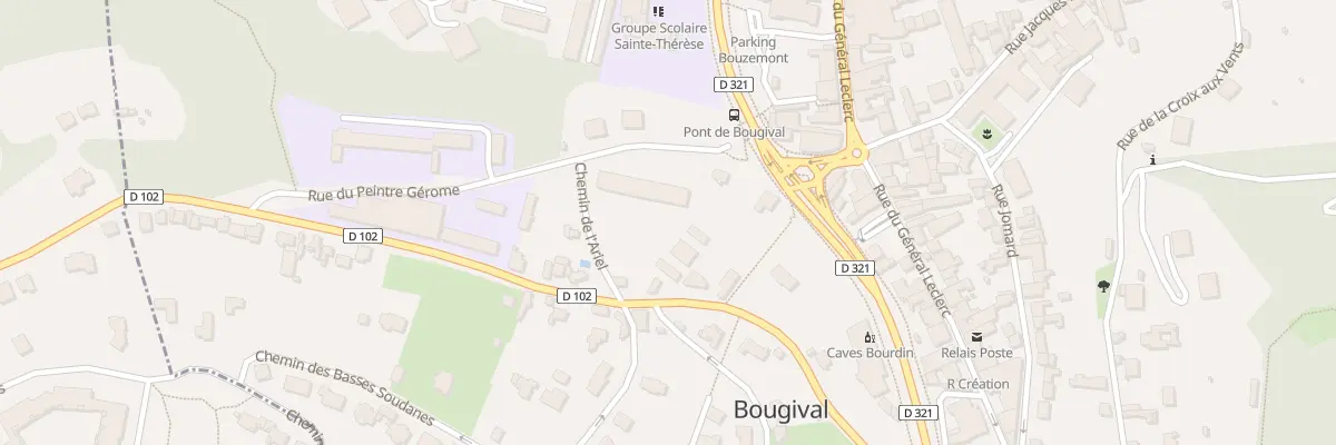 Plan du 16 Rte de Louveciennes à Bougival