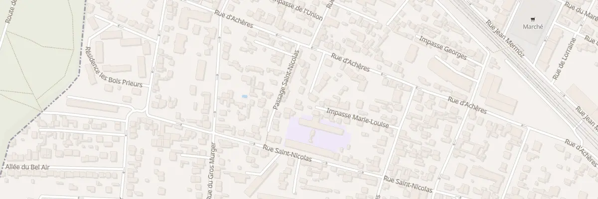 Plan du 85A Rue d’Achères à Maisons-Laffitte
