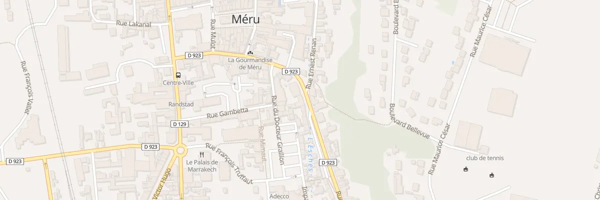 Plan du 8 Rue Louis Bloquet à Méru