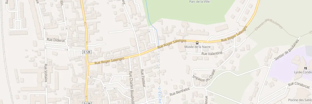 Plan du 20 Rue Roger Salengro à Méru