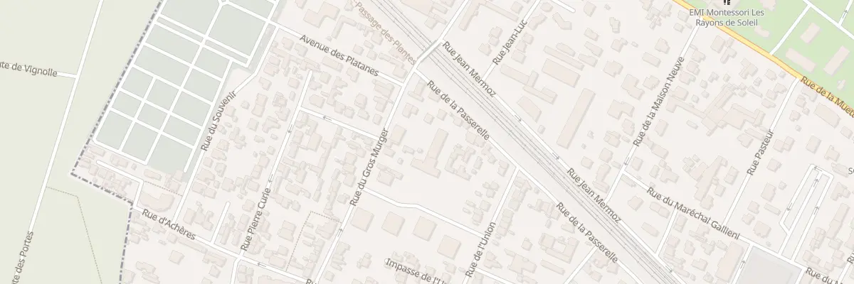 Plan du 9 Rue du Gros Murger à Maisons-Laffitte