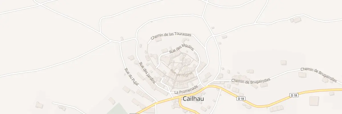 Plan du 8 Rue de Gourgalet à Cailhau