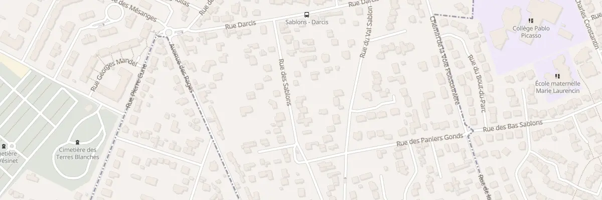 Plan du 104 Rue des Sablons à Chatou