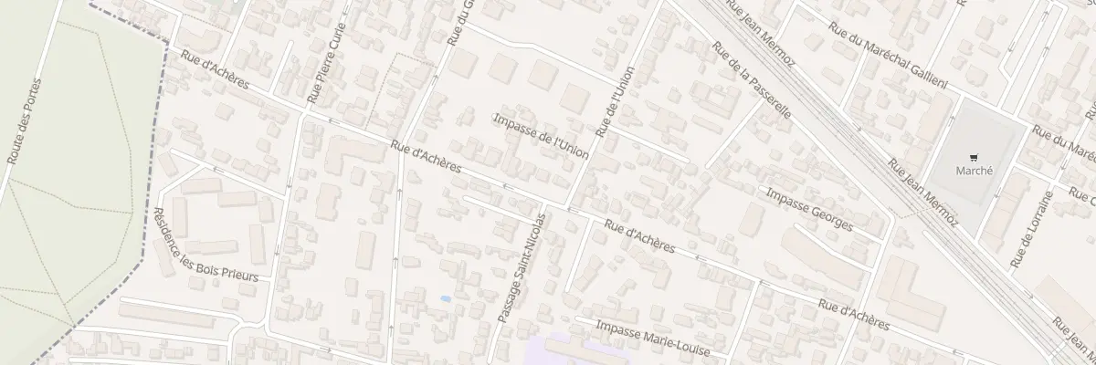 Plan du 96 Rue d’Achères à Maisons-Laffitte