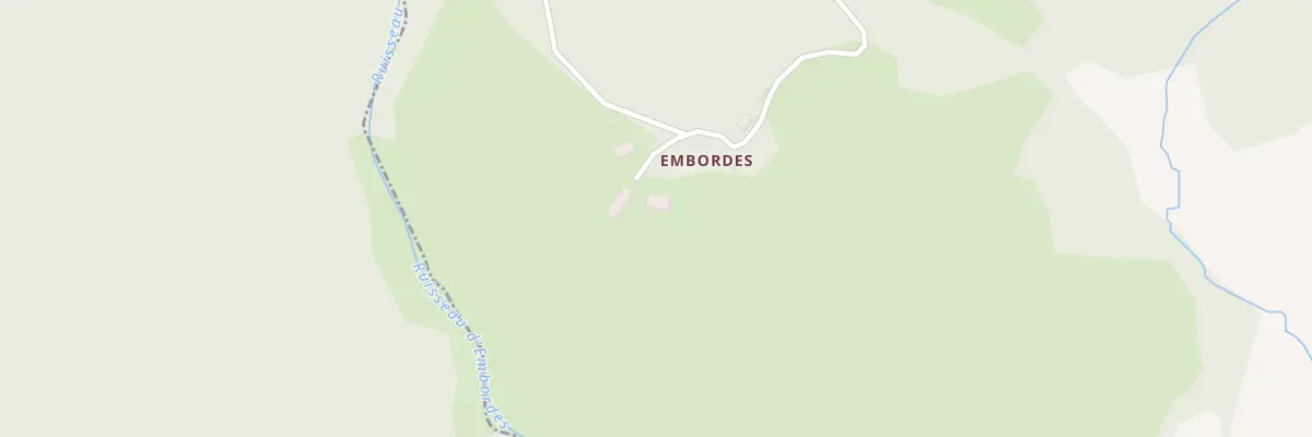 Plan du 11 Embordes à Parlan