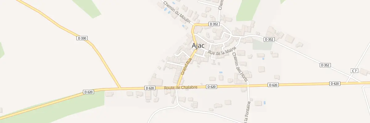 Plan du 2 Rue de la Forge à Ajac