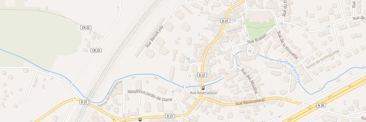 Plan du 98B Rue Saint-Martin à Étampes