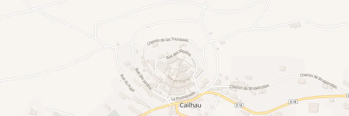 Plan du 69 Le Village à Cailhau