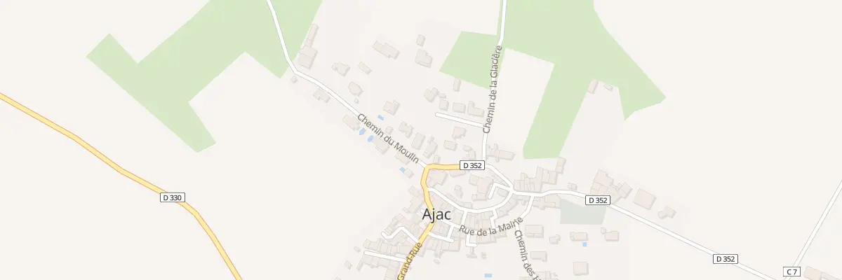 Plan du 4 Che du Moulin à Ajac