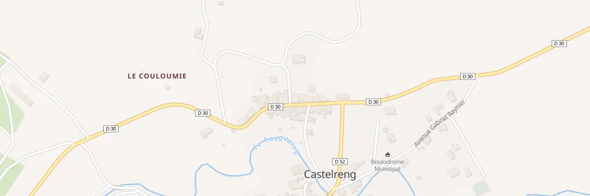 Plan du 51 Le Village à Castelreng