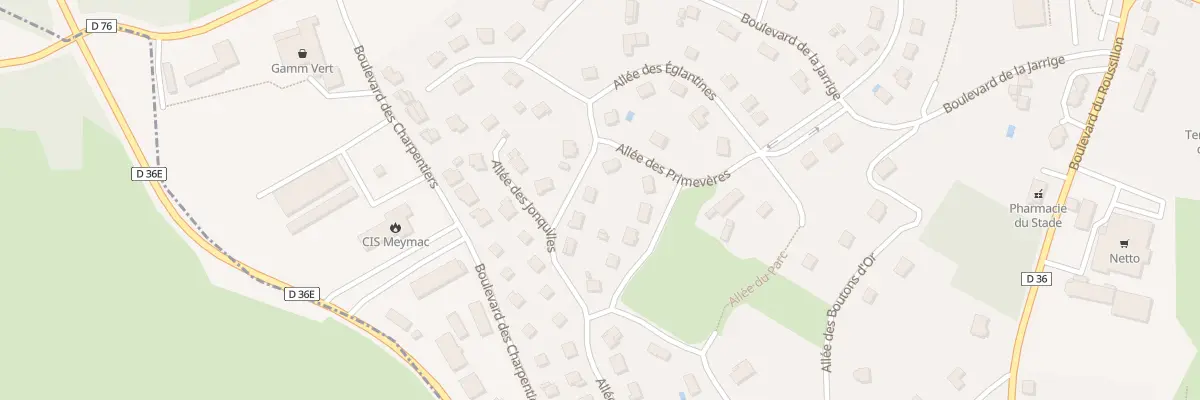 Plan du 39 All des Marguerites à Meymac
