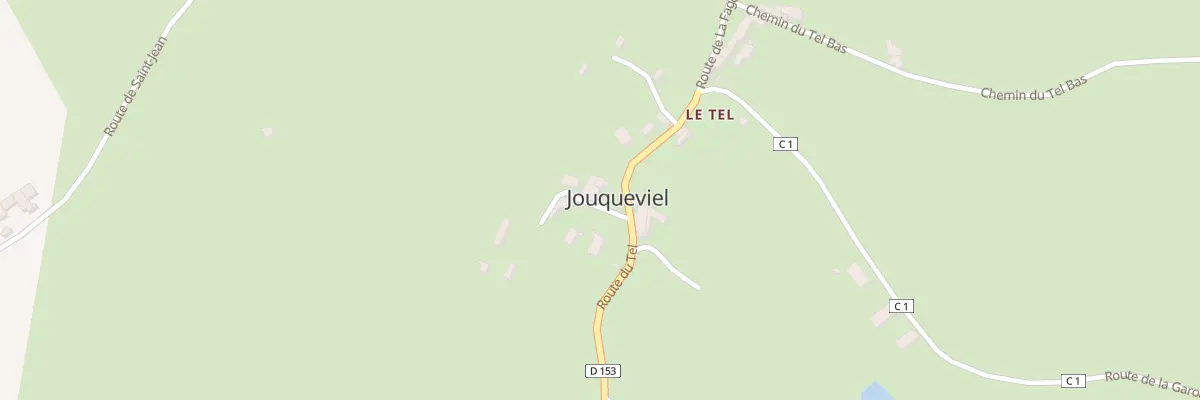 Plan du 30 Che du Tel Haut à Jouqueviel