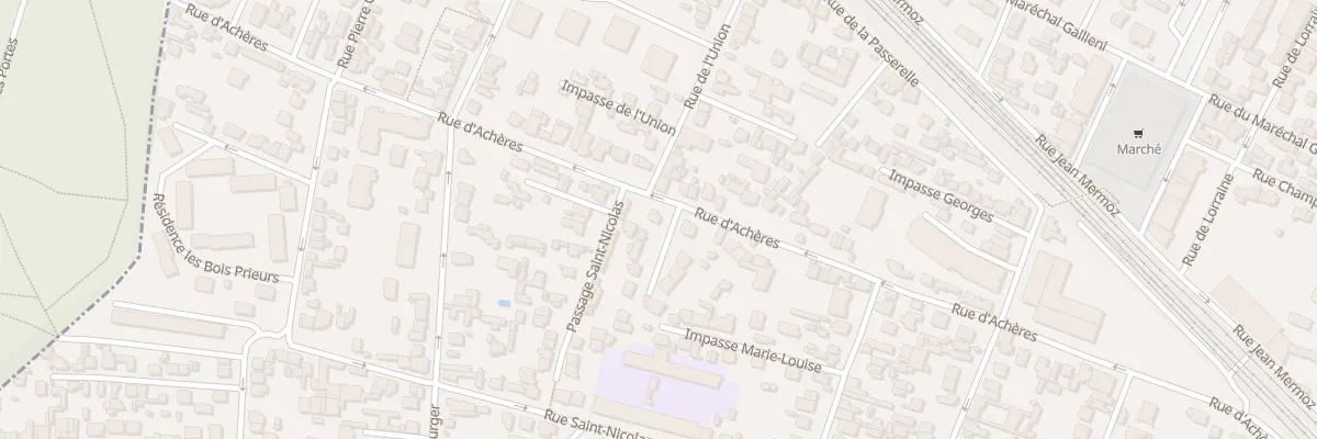 Plan du 87 Rue d’Achères à Maisons-Laffitte