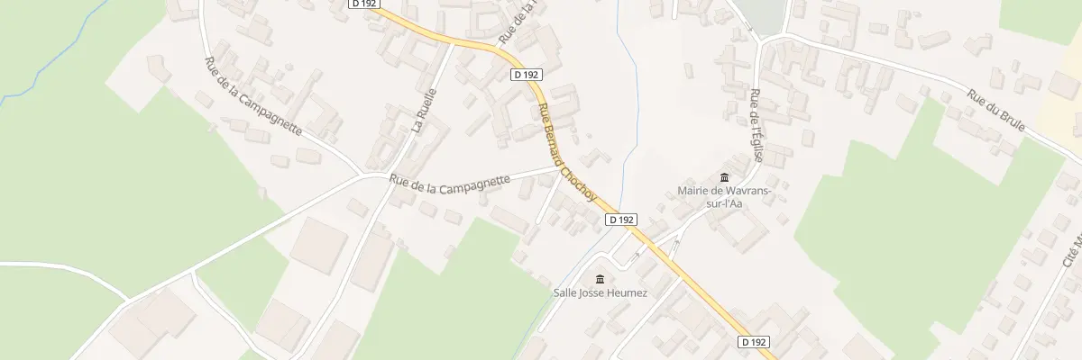 Plan du 34 Rue de Campagnette à Wavrans-sur-l’Aa