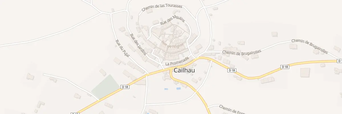 Plan du 81 Le Village à Cailhau