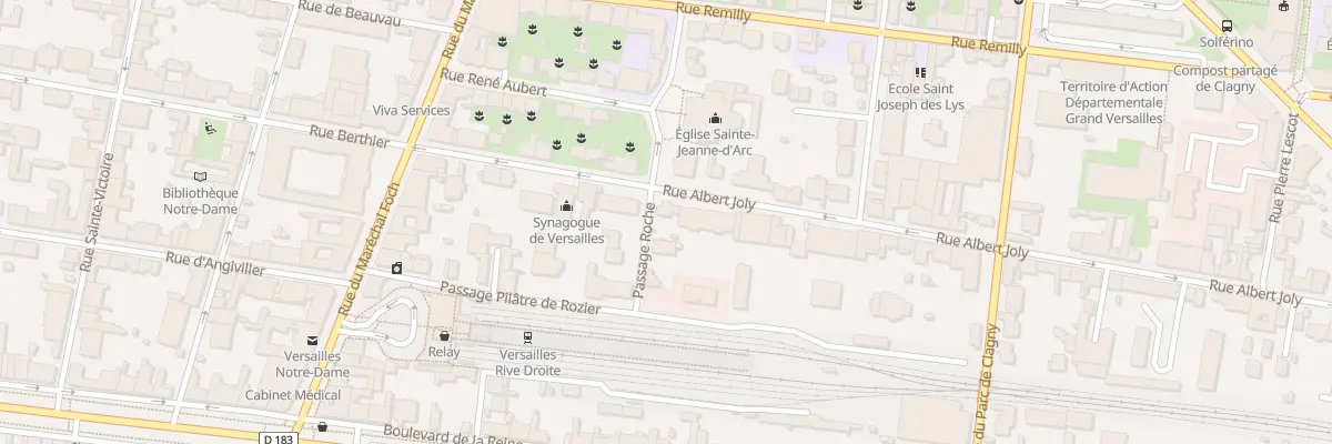 Plan du 14 Rue Albert Joly à Versailles