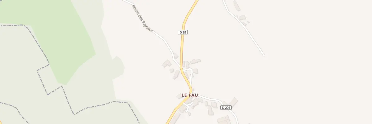 Plan du 5020 Le Fau à Bessonies