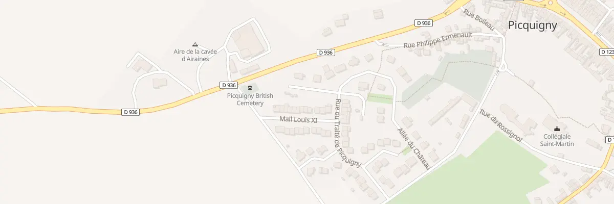 Plan du 68 Mail Louis XI à Picquigny