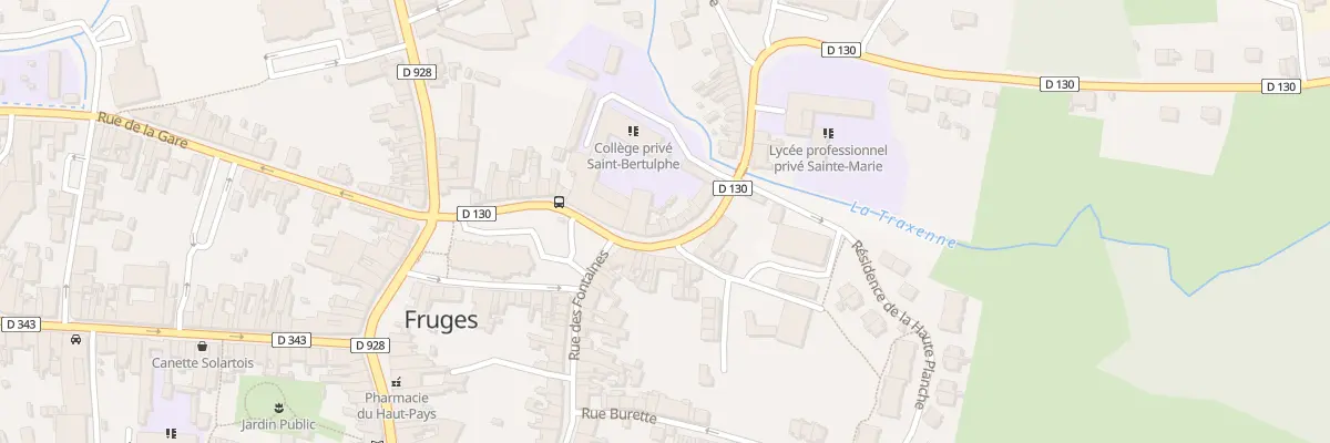 Plan du 5 Rue du Saint Esprit à Fruges