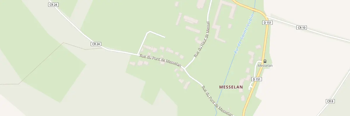 Plan du 4 Rue du Pont de Messelan à Frouville