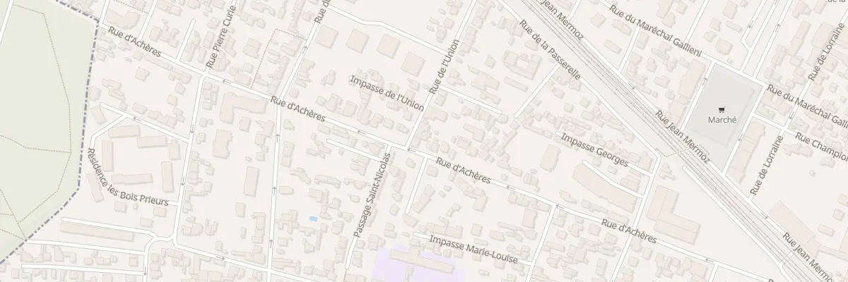 Plan du 90 Rue d’Achères à Maisons-Laffitte