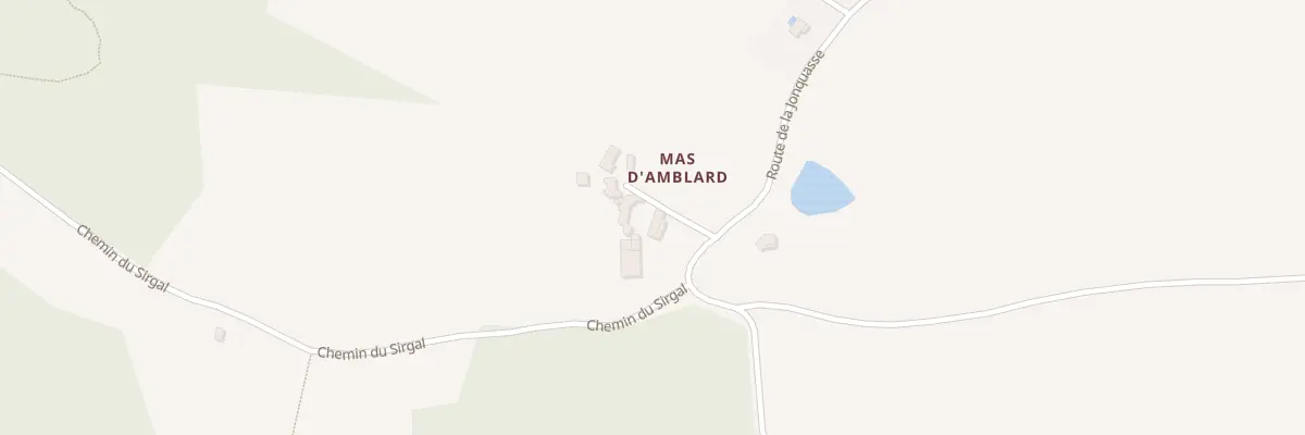 Plan du 5119 Mas d’Amblard à Peyrusse-le-Roc